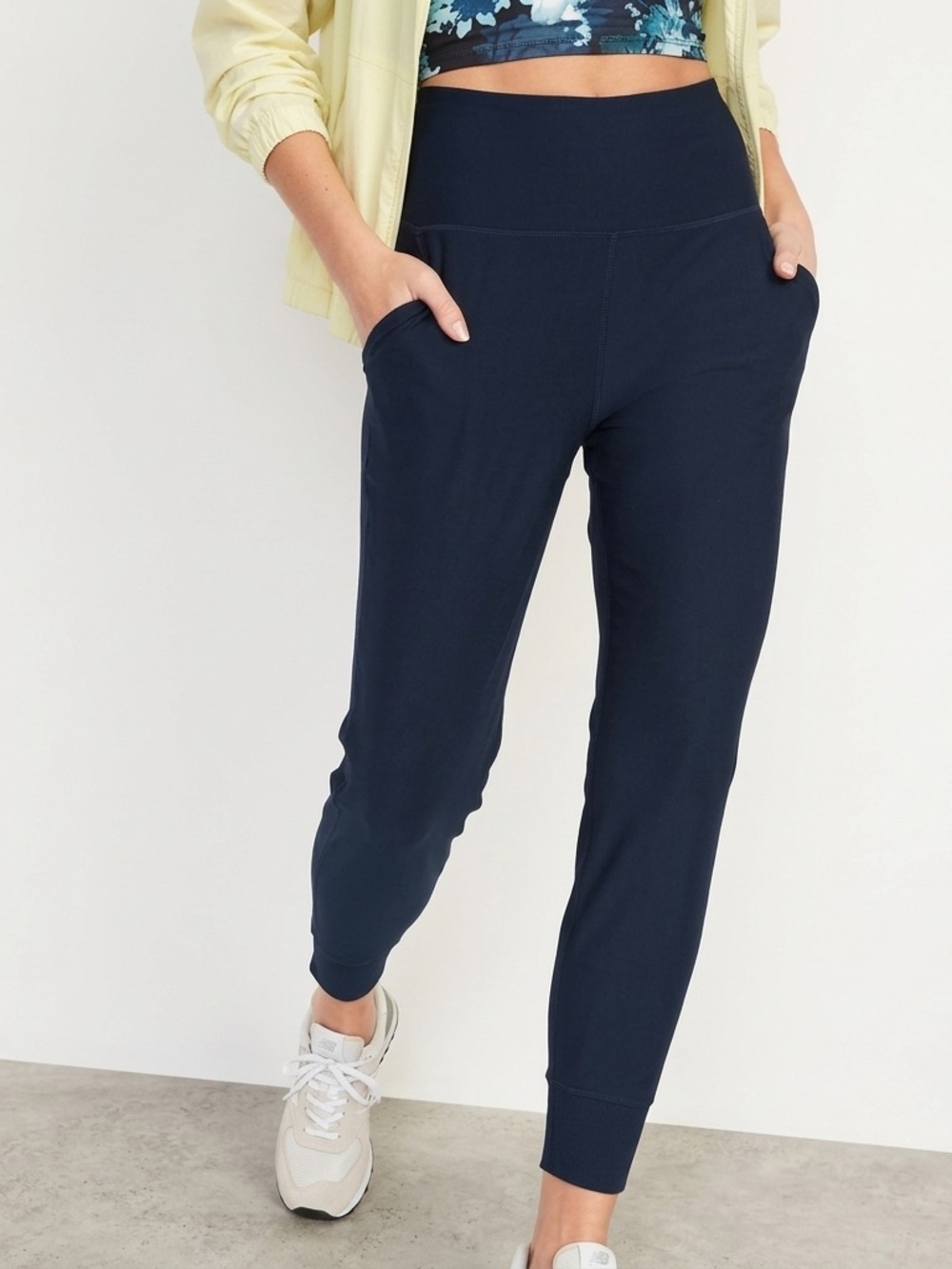 Old Navy Active Athletic Blue Power Soft High-Rise Jogger Pants S